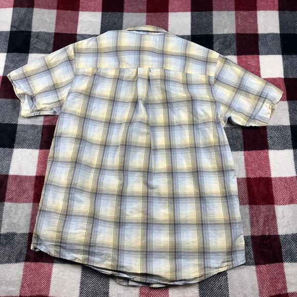 Cinch Shirt Mens XS Plaid Button Up Short Sleeve Western Cowboy Preppy Rodeo - Picture 7 of 8